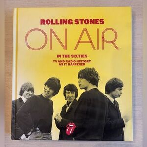 Rolling Stones On Air in the Sixties Art Book - Yellow Cover